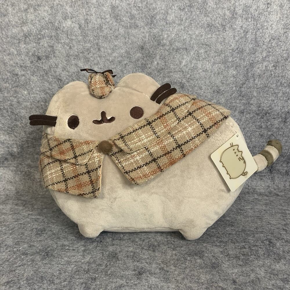 Pusheen Detective Plush UK Exclusive 12 inches Gund from 2016 New with Tags RARE - Picture 2 of 10